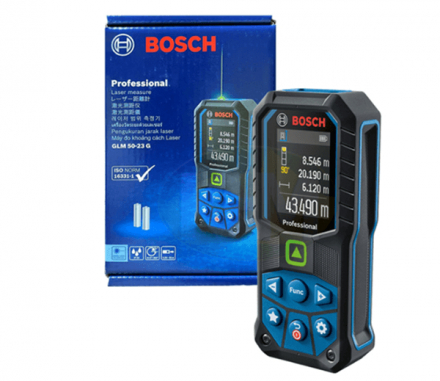 Máy đo khoảng cách laser tia xanh Bosch GLM50-23G