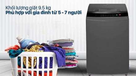 Máy giặt lồng đứng 7.5kg Casper WT-75N70BGA - Model 2021