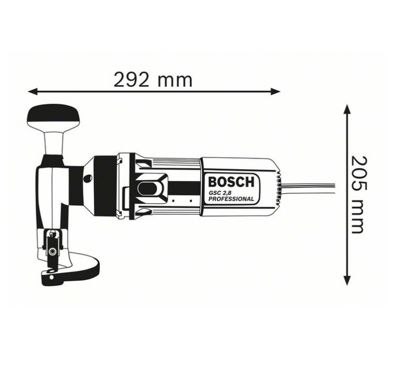 Máy cắt kim loại Bosch GSC 2.8