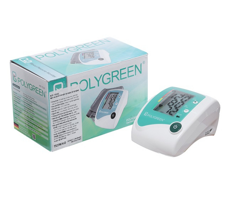 Máy đo huyết áp cổ tay điện tử tự động Polygreen KP- 6230