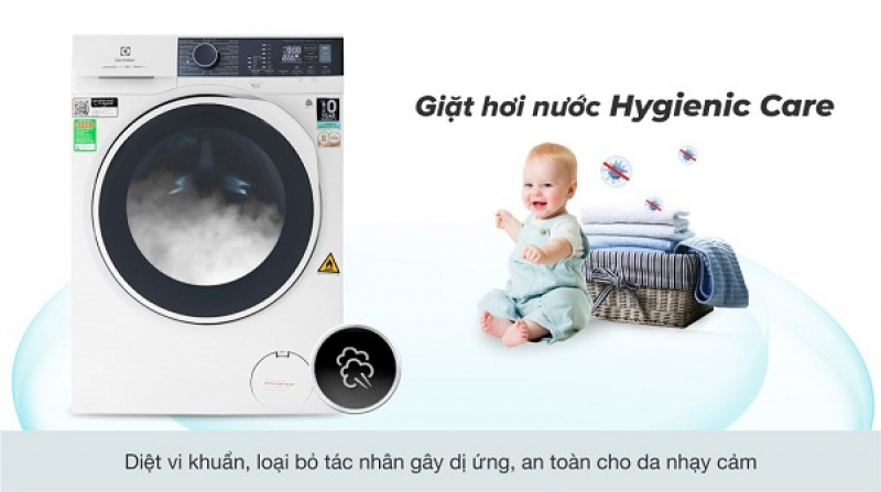 Máy giặt sấy Electrolux Inverter 9kg EWW9024P5WB