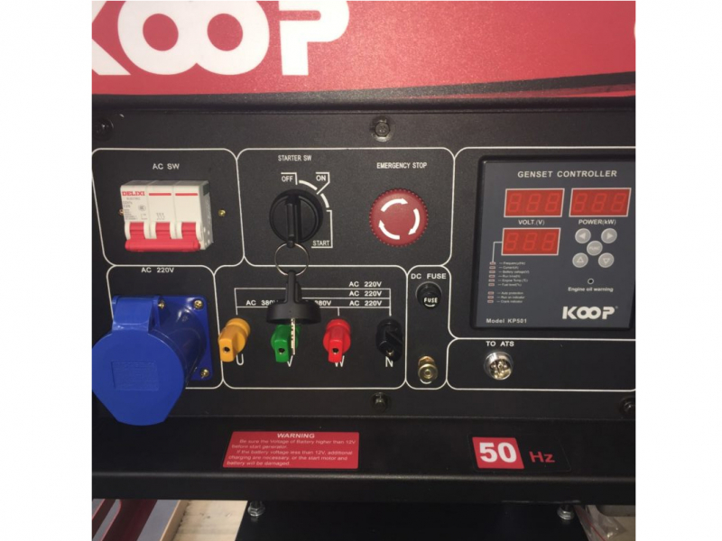 Máy phát điện chạy dầu Koop KDF16000XE 12KW
